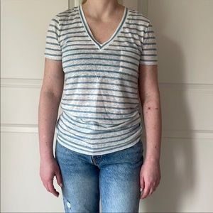 J Crew V Neck Tee